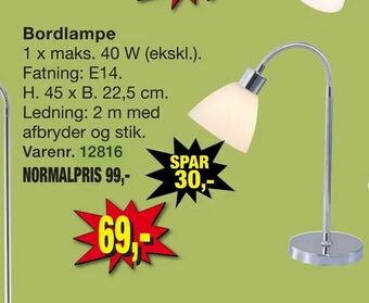 Harald Nyborg Bordlampe tilbud