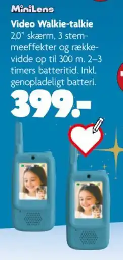 Fætter BR MiniLens Video Walkie-talkie tilbud