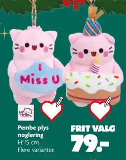 Fætter BR Pembe plys nøglering tilbud