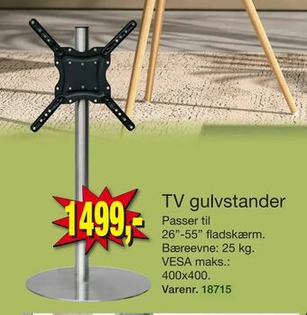 Harald Nyborg TV gulvstander tilbud