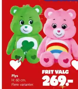 Fætter BR Plys tilbud