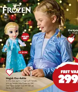 Fætter BR Magisk Elsa dukke tilbud
