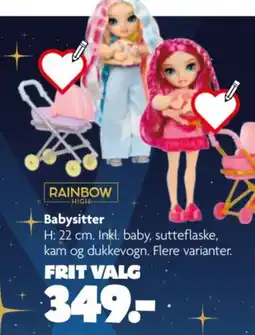 Fætter BR Rainbow babysitter tilbud