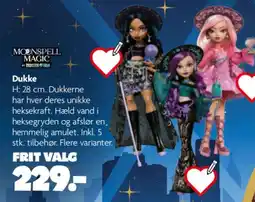 Fætter BR Moonspell magic dukke tilbud