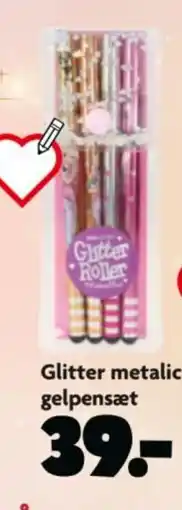 Fætter BR Glitter metalic gelpensæt tilbud