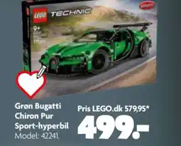 Fætter BR Grøn Bugatti Chiron Pur Sport-hyperbil tilbud