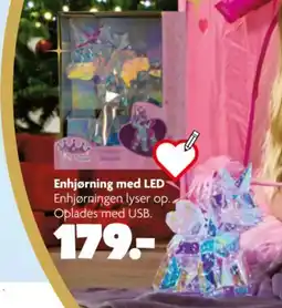 Fætter BR Enhjørning med LED tilbud