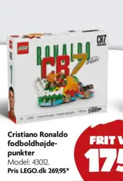 Fætter BR Cristiano Ronaldo fodboldhøjde- punkter tilbud