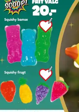 Fætter BR Squishy bamse Squishy frugt tilbud