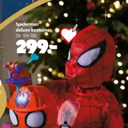 Fætter BR Spiderman deluxe kostume tilbud
