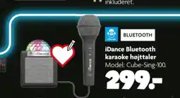 Fætter BR iDance Bluetooth karaoke højttaler tilbud