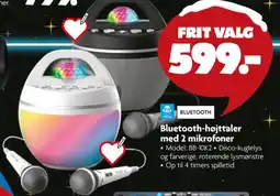 Fætter BR Bluetooth-højttaler med 2 mikrofoner tilbud
