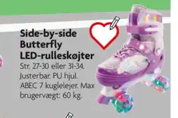 Fætter BR Side-by-side Butterfly LED-rulleskøjter tilbud