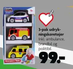Fætter BR 3-pak udryk- ningskøretøjer tilbud