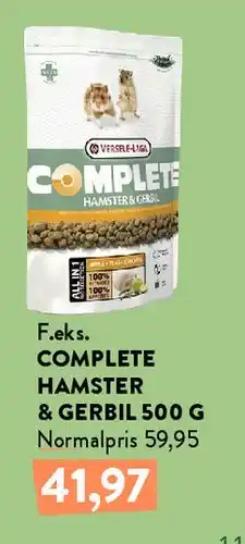 Plantorama COMPLETE HAMSTER & GERBIL 500 G tilbud