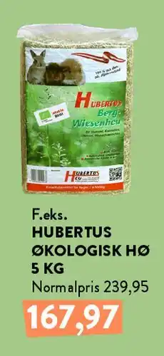 Plantorama HUBERTUS ØKOLOGISK HØ 5 KG tilbud