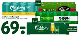 Coop 365 Carlsberg eller Tuborg øl tilbud
