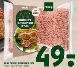 Coop 365 Coop hakket grisekød 8-12% tilbud
