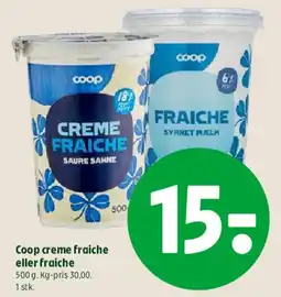 Coop 365 Coop creme fraiche eller fraiche tilbud