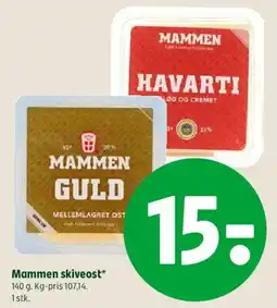 Coop 365 Mammen skiveost tilbud