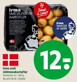 Coop 365 Irma små vildmosekartofler tilbud