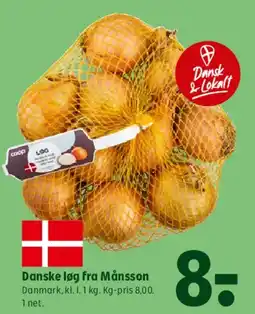 Coop 365 Danske løg fra Månsson tilbud