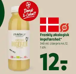 Coop 365 Frankly økologisk ingefærshot tilbud