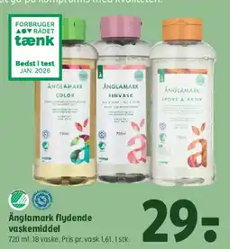 Coop 365 Änglamark flydende vaskemiddel tilbud