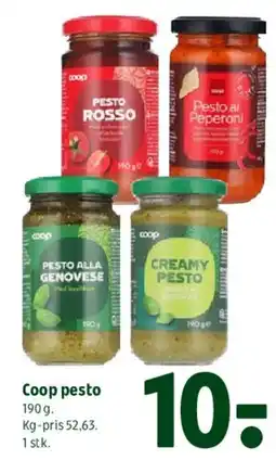 Coop 365 Coop pesto tilbud