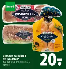 Coop 365 Det Gode hvedebrød fra Schulstad tilbud