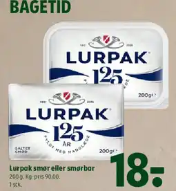 Coop 365 Lurpak smør eller smørbar tilbud