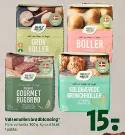 Coop 365 Valsemøllen brødblanding tilbud