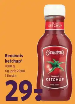 Coop 365 Beauvais ketchup tilbud