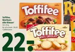 Coop 365 Toffifee, Werthers eller Riesen tilbud