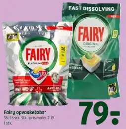 Coop 365 Fairy opvasketabs tilbud