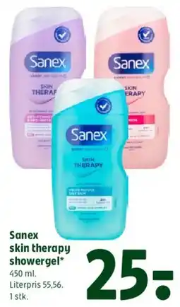 Coop 365 Sanex skin therapy showergel tilbud