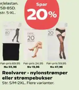 Kvickly Reolvarer - nylonstrømper eller strømpebukser tilbud