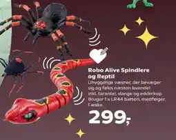 Kvickly Robo Alive Spindlere og Reptil tilbud