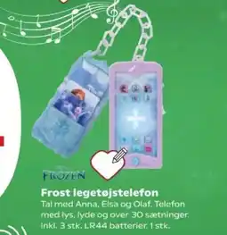 Kvickly Frost legetøjstelefon tilbud