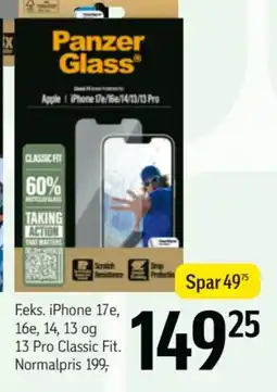 Føtex Apple iPhone 17e/16e/14/13 og 13 Pro Classic Fit tilbud