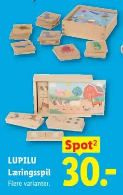 Lidl Lupilu Læringsspil tilbud
