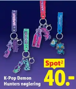 Lidl K-Pop Demon Hunters nøglering tilbud