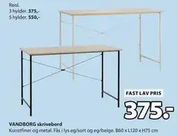 JYSK Vandborg skrivebord tilbud