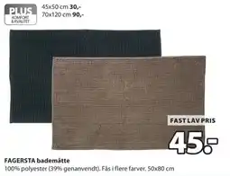 JYSK Plus bademåtte tilbud
