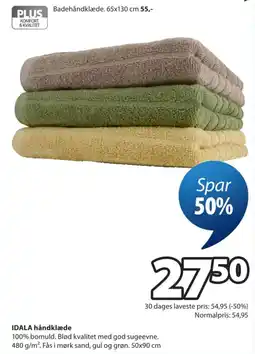 JYSK Idala håndklæde tilbud