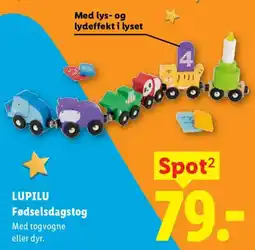 Lidl Lupilu Fødselsdagstog tilbud