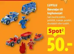 Lidl Lupilu køretøjer til togbanesæt tilbud