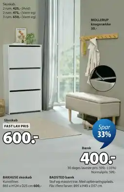 JYSK Bakhuse skoskab tilbud