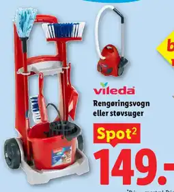 Lidl Vileda Rengøringsvogn eller støvsuger tilbud