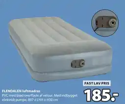 JYSK Flendalen luftmadras tilbud